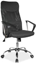 Office Chair Q-025 | size: Width: 62cm, Height: 107-116cm, Depth: 50cm | color: Black | image: 1 | variant: 1005411