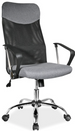 Office Chair Q-025 | size: Width: 62cm, Height: 107-116cm, Depth: 50cm | color: Gray | image: 1 | variant: 1005410