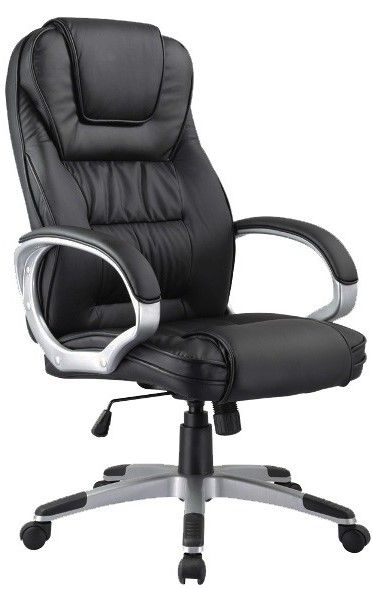 Office Chair Q-031 | size: Width: 64cm, Height: 112-150cm, Depth: 48cm | color: Black | image: 1 | variant: 1005413