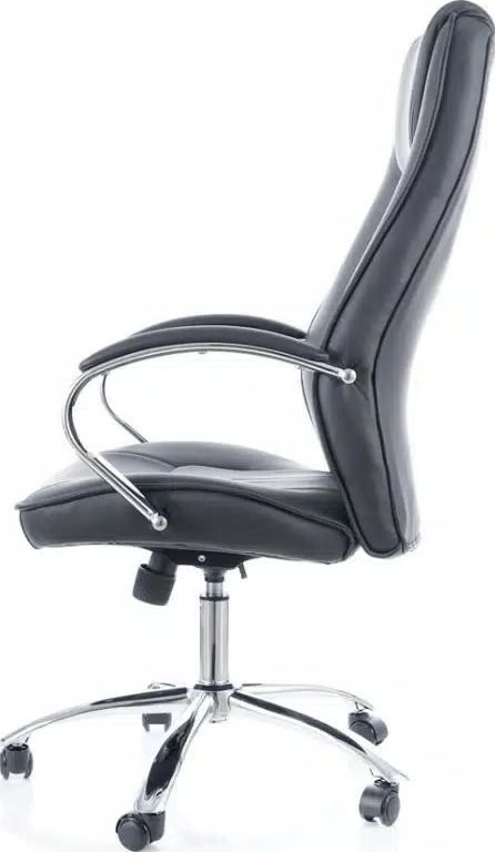 Office Chair Q-036 | size: Width: 61cm, Height: 117-127cm, Depth: 53cm | color: Black | image: 3 | variant: 1011505