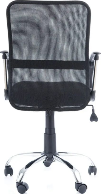 Office Chair Q-078 | size: Width: 58cm, Height: 92-102cm, Depth: 46cm | color: Black | image: 3 | variant: 1011515