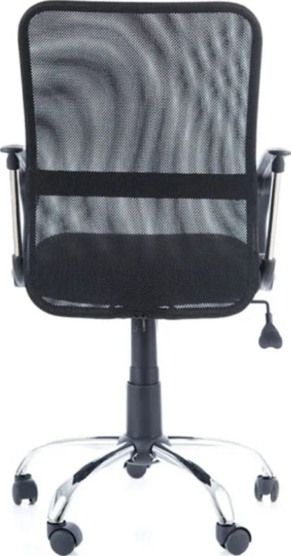 Office Chair Q-078 | size: Width: 58cm, Height: 92-102cm, Depth: 46cm | color: Black | image: 3 | variant: 1011515