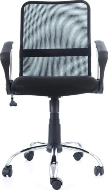 Office Chair Q-078 | size: Width: 58cm, Height: 92-102cm, Depth: 46cm | color: Black | image: 4 | variant: 1011515