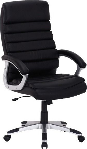 Office Chair Q-087 | size: Width: 66cm, Height: 115-125cm, Depth: 50cm | color: Black | image: 1 | variant: 1005418