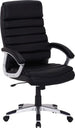Office Chair Q-087 | size: Width: 66cm, Height: 115-125cm, Depth: 50cm | color: Black | image: 1 | variant: 1005418