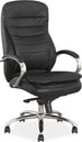 Office Chair Q-154 | size: Width: 65cm, Height: 116-122cm, Depth: 53cm | color: Black | image: 1 | variant: 1005425