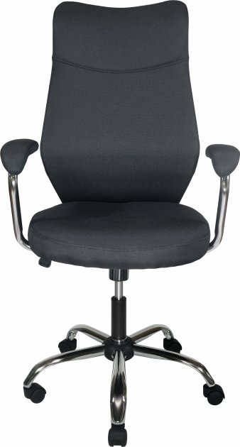 Office Chair Q-319 | size: Width: 64cm, Height: 112-122cm, Depth: 52cm | color: Black | image: 2 | variant: 1005429