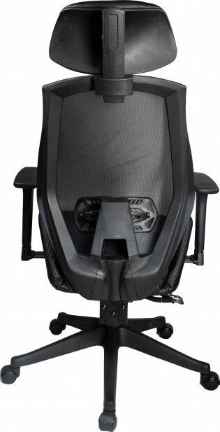 Office Chair Q-406 | size: Width: 67cm, Height: 117-127cm, Depth: 52cm | color: Black | image: 5 | variant: 1011512