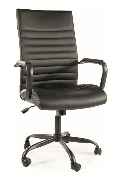 Office Chair Q306 | size: Width: 68cm, Height: 116cm, Depth: 51cm | color: Black | image: 0 | variant: 1005446