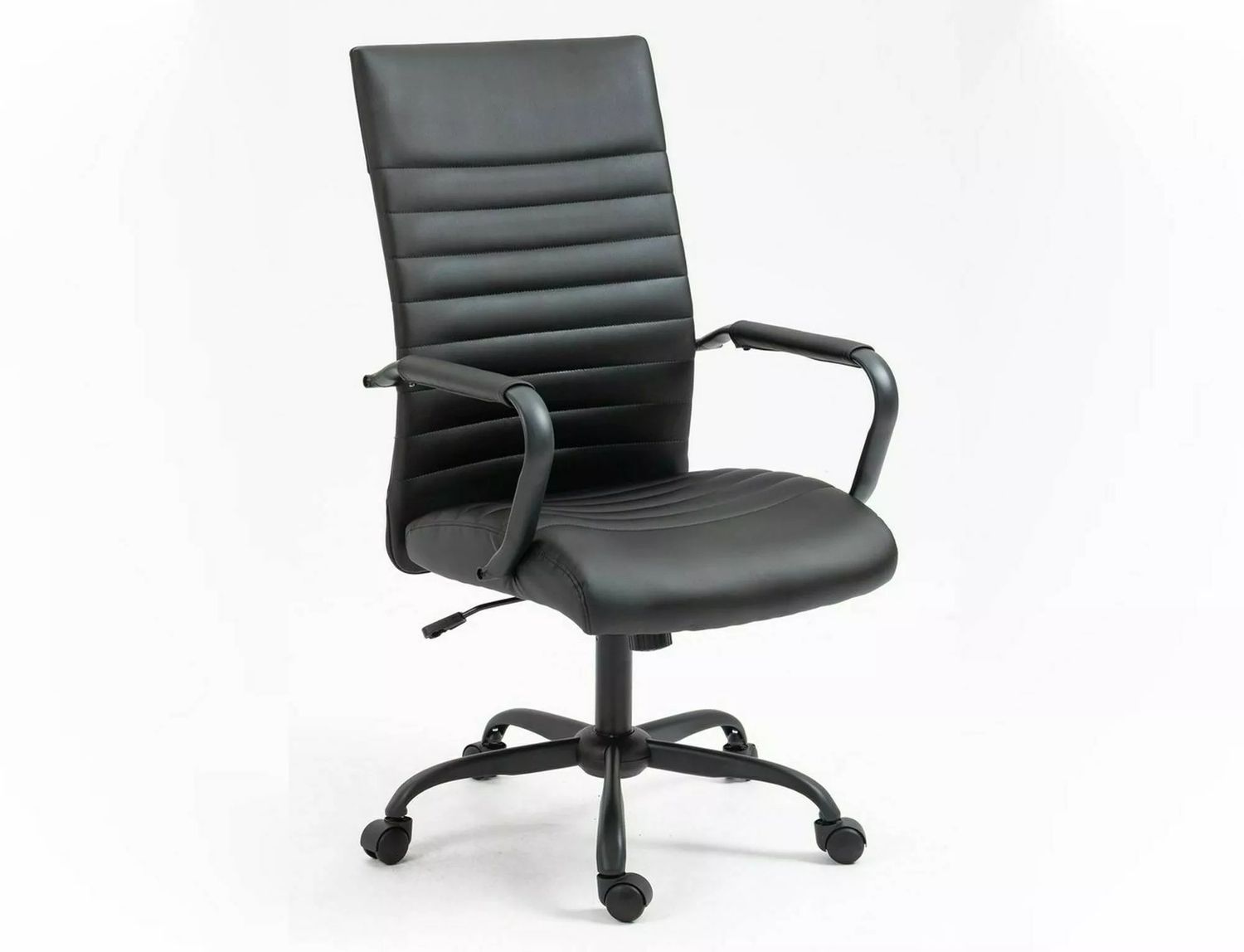 Office Chair Q306 | size: Width: 68cm, Height: 116cm, Depth: 51cm | color: Black | image: 2 | variant: 1005446
