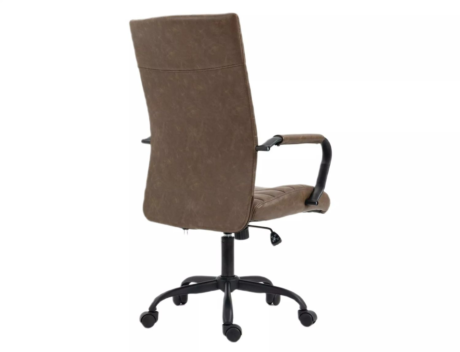 Office Chair Q306 | size: Width: 68cm, Height: 116cm, Depth: 51cm | color: Brown | image: 1 | variant: 1005445