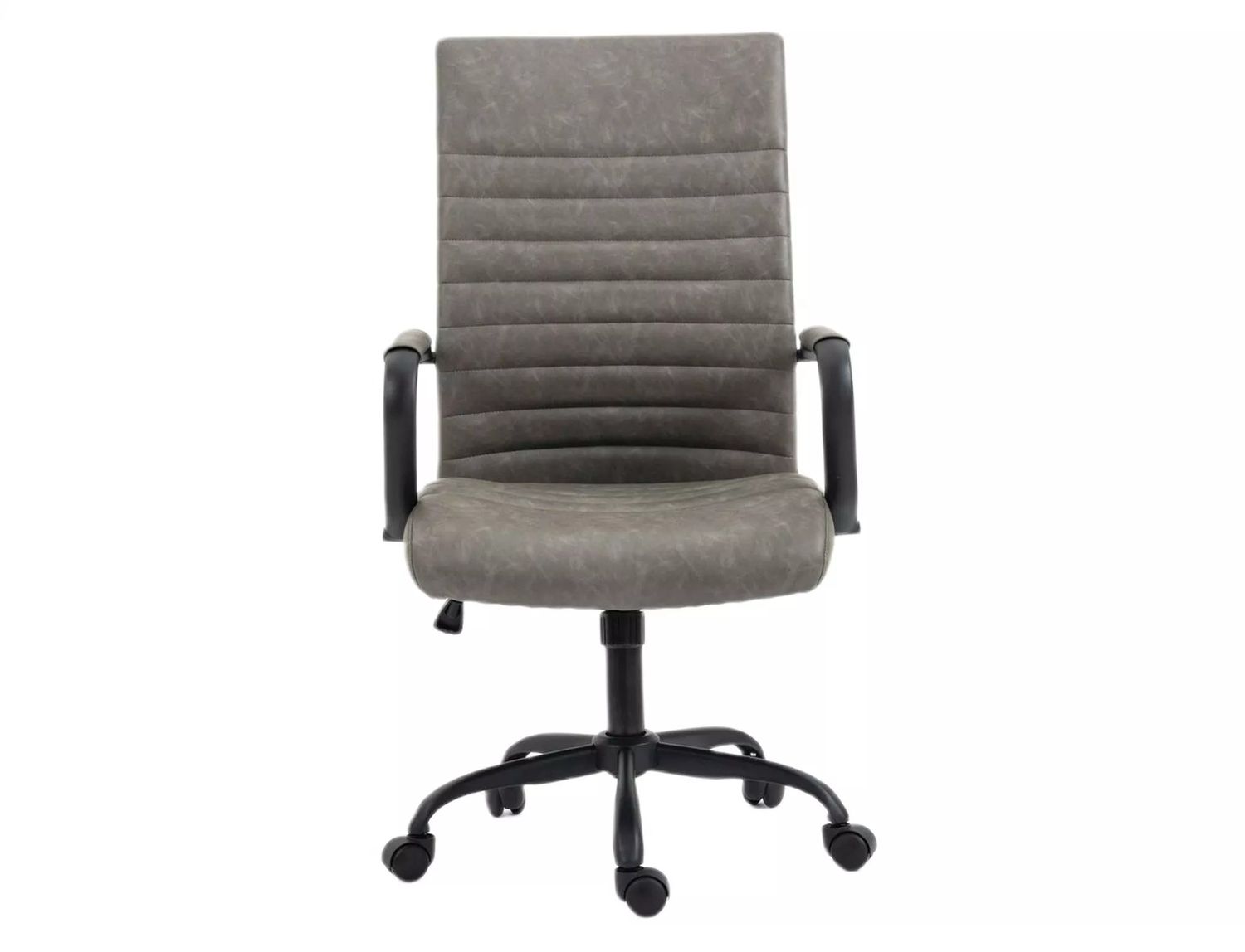 Office Chair Q306 | size: Width: 68cm, Height: 116cm, Depth: 51cm | color: Gray | image: 2 | variant: 1005447