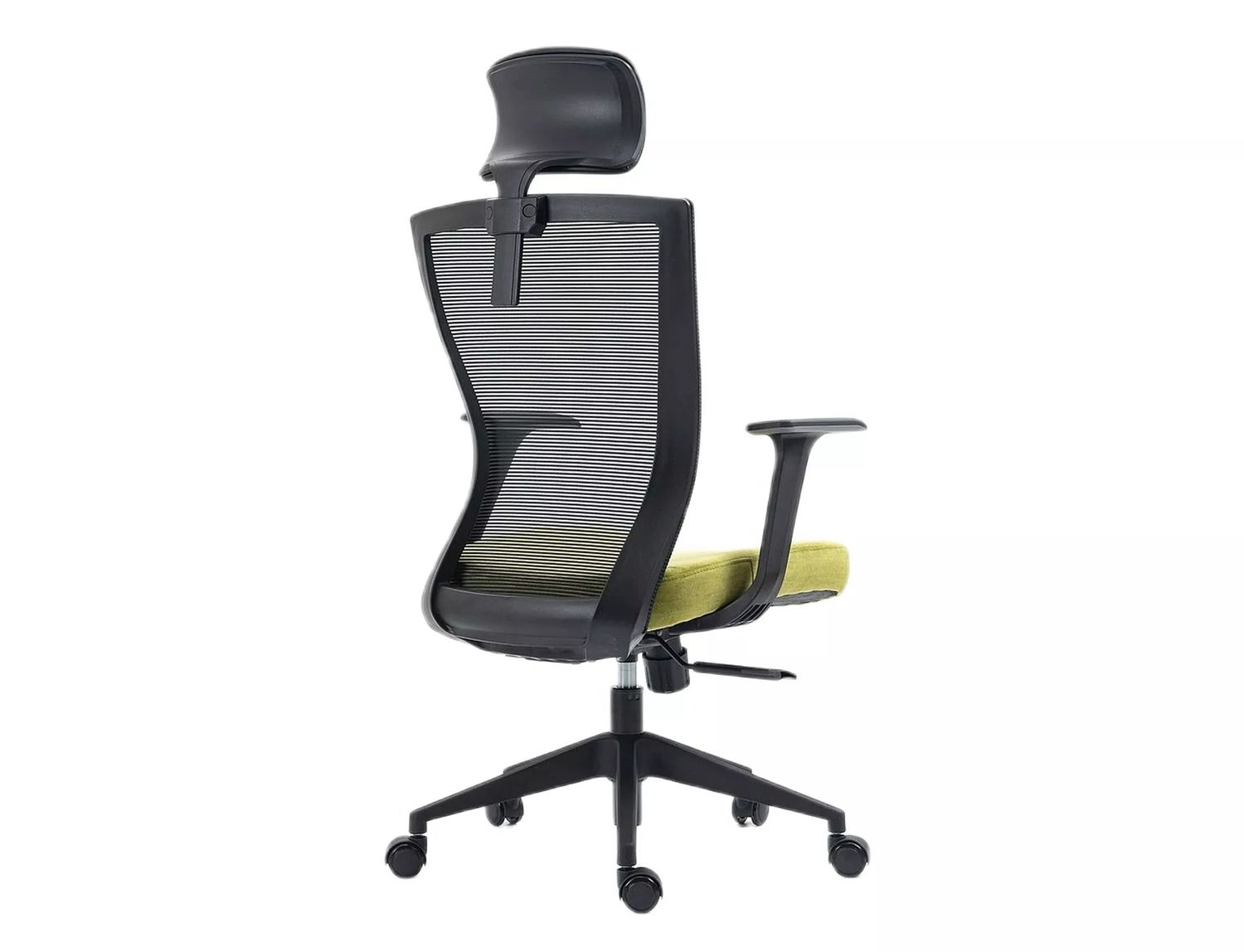 Office Chair Q328H | size: Width: 59cm, Height: 109cm, Depth: 48cm | color: Black/Green | image: 1 | variant: 1005456