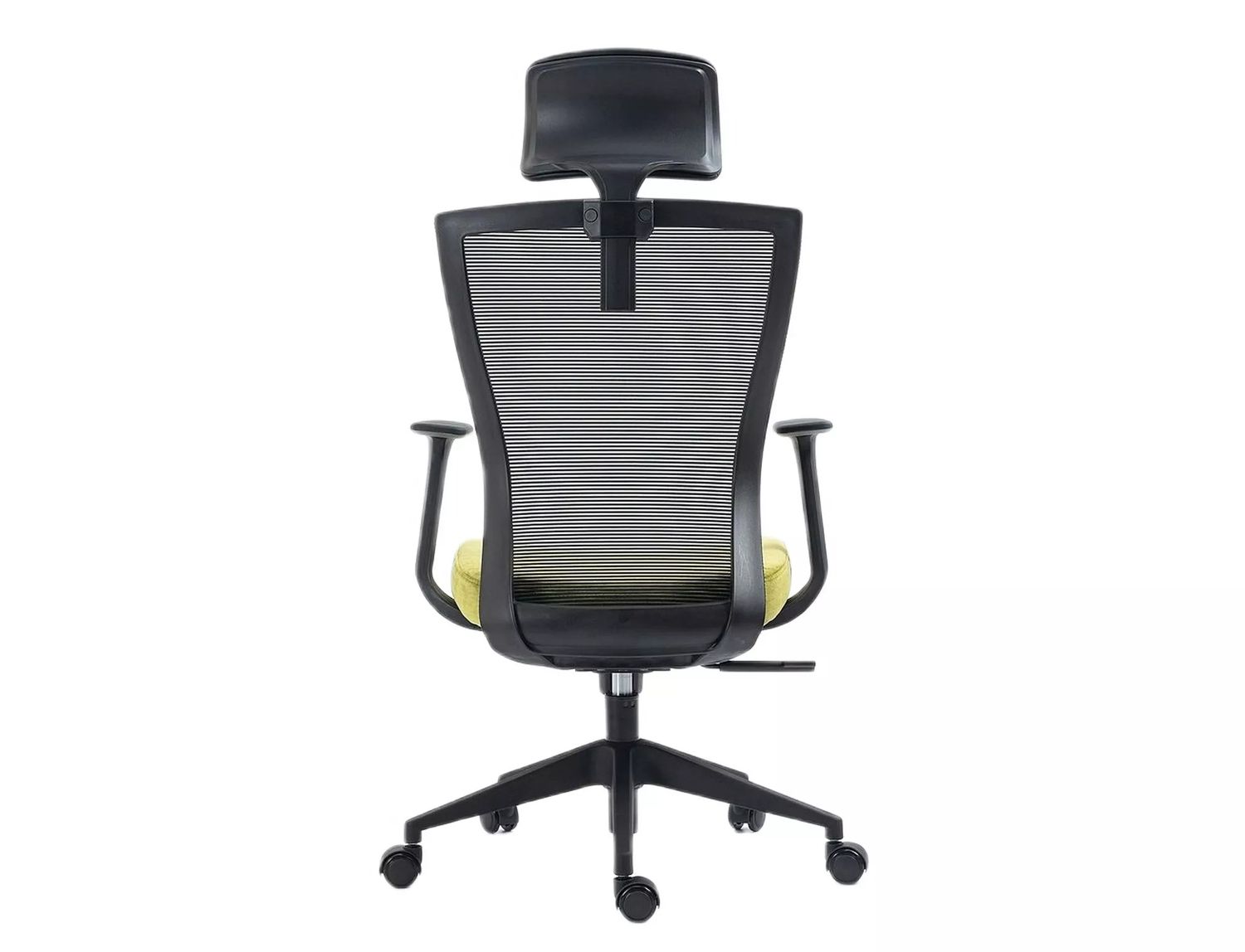 Office Chair Q328H | size: Width: 59cm, Height: 109cm, Depth: 48cm | color: Black/Green | image: 4 | variant: 1005456
