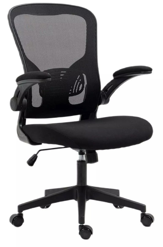 Office Chair Q333 | size: Width: 65cm, Height: 110cm, Depth: 47cm | color: Black | image: 0 | variant: 1005462