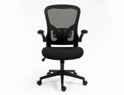 Office Chair Q333 | size: Width: 65cm, Height: 110cm, Depth: 47cm | color: Black | image: 3 | variant: 1005462