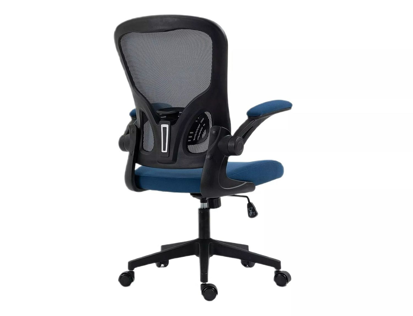 Office Chair Q333 | size: Width: 65cm, Height: 110cm, Depth: 47cm | color: Grey/Blue | image: 1 | variant: 1005464