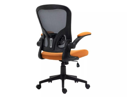 Office Chair Q333 | size: Width: 65cm, Height: 110cm, Depth: 47cm | color: Orange/Grey | image: 1 | variant: 1005465