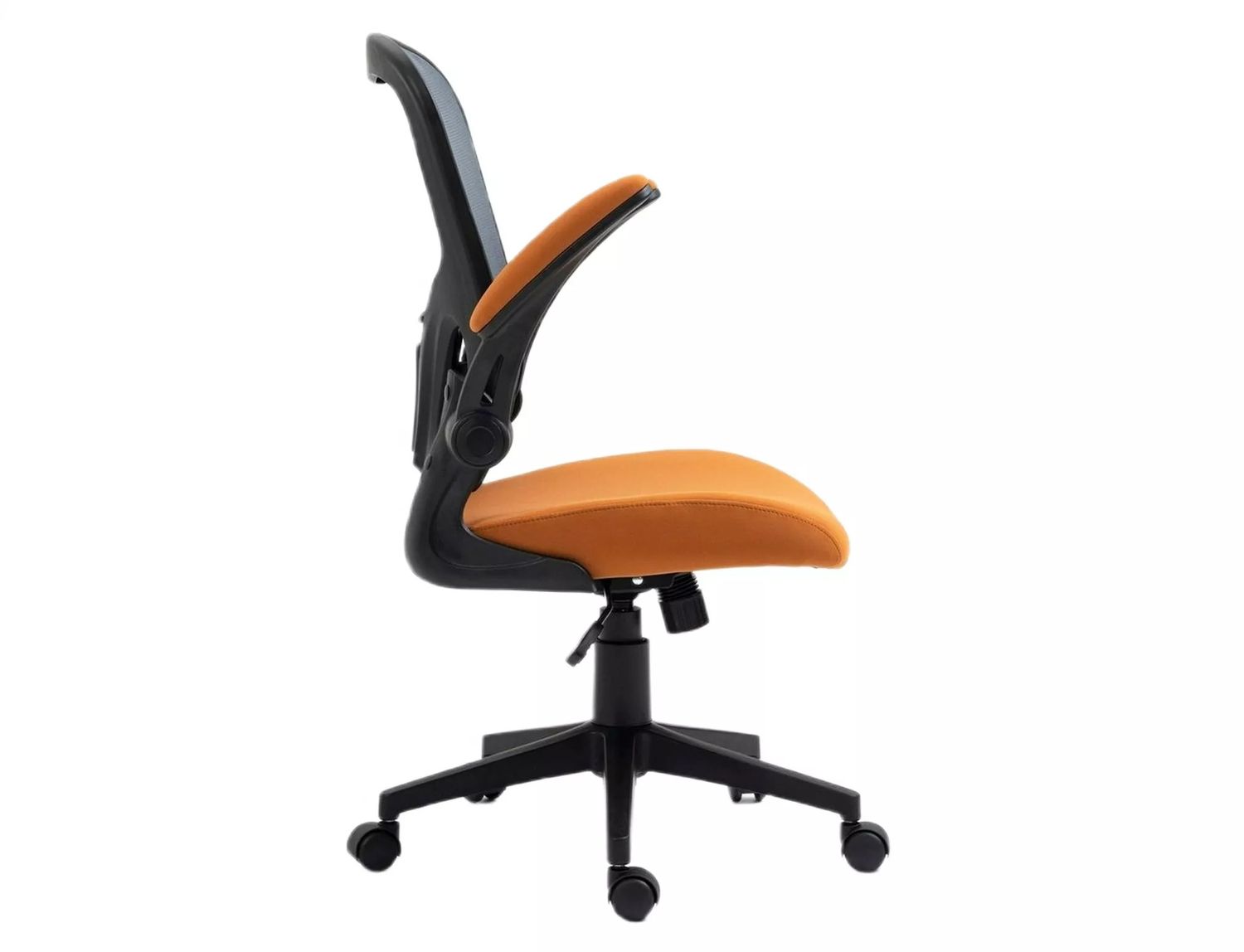 Office Chair Q333 | size: Width: 65cm, Height: 110cm, Depth: 47cm | color: Orange/Grey | image: 2 | variant: 1005465