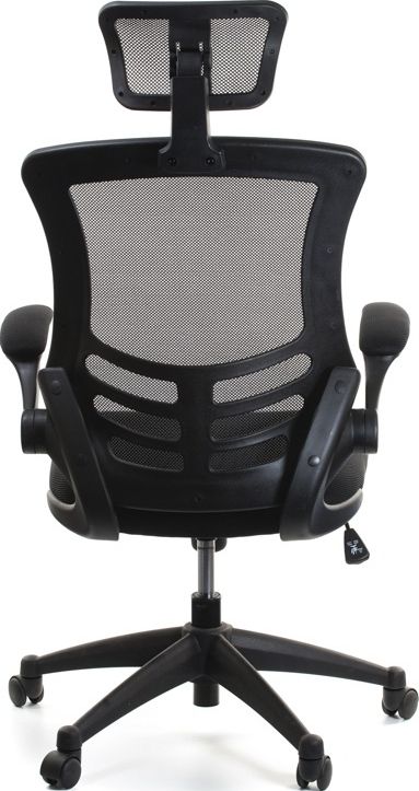 Office Chair Ragusa | size: Width: 51cm, Height: 117-126cm, Depth: 66.5cm | color: Black | image: 2 | variant: 1005297