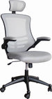 Office Chair Ragusa | size: Width: 51cm, Height: 117-126cm, Depth: 66.5cm | color: Gray | image: 1 | variant: 1005296