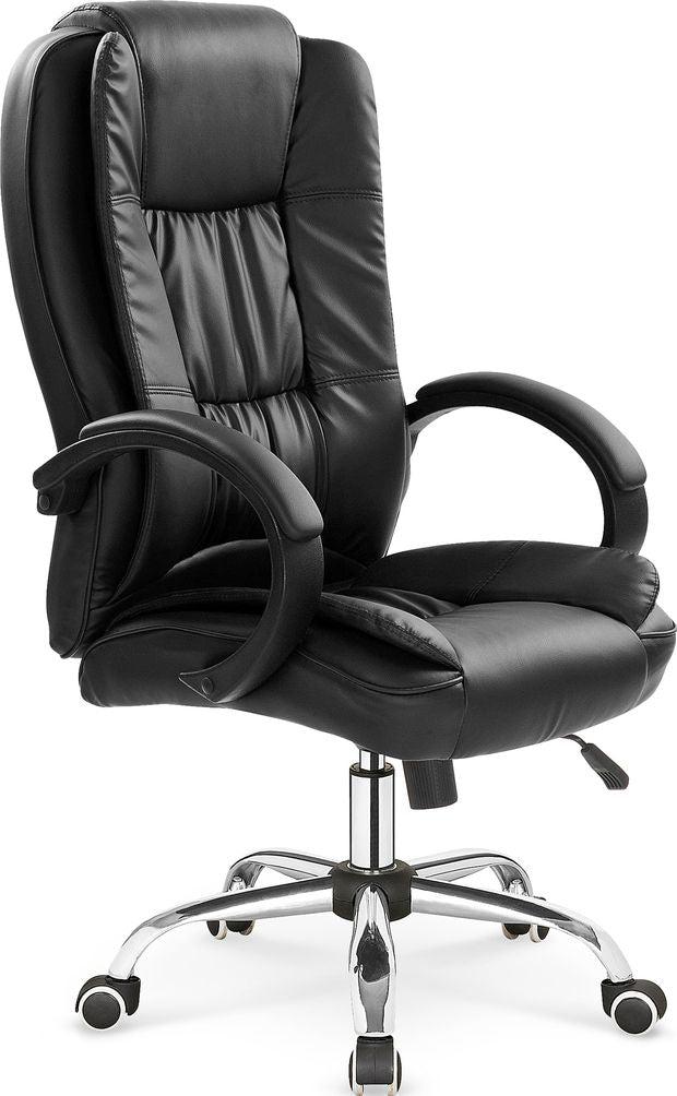 Office Chair Relax | size: Width: 64cm, Height: 118cm, Depth: 75cm | color: Black | image: 1 | variant: 1005148