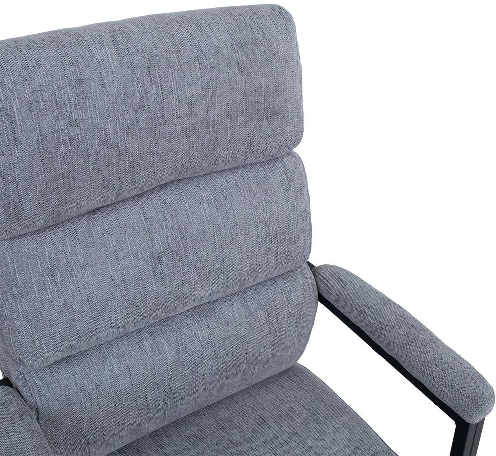 Office Chair Remy 1 | size: Width: 65cm, Height: 115cm, Depth: 72cm | color: Gray | image: 5 | variant: 1005303