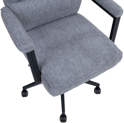 Office Chair Remy 1 | size: Width: 65cm, Height: 115cm, Depth: 72cm | color: Gray | image: 6 | variant: 1005303
