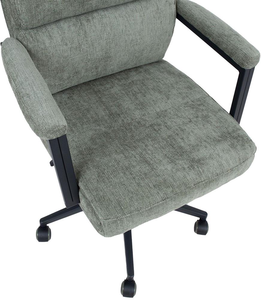 Office Chair Remy 1 | size: Width: 65cm, Height: 115cm, Depth: 72cm | color: Green | image: 6 | variant: 1005304