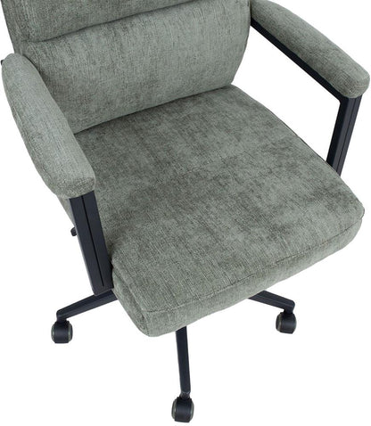 Office Chair Remy 1 | size: Width: 65cm, Height: 115cm, Depth: 72cm | color: Green | image: 6 | variant: 1005304