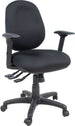 Office Chair Saga | size: Width: 64cm, Height: 95.5-115cm, Depth: 64cm | color: Black | image: 1 | variant: 1005314