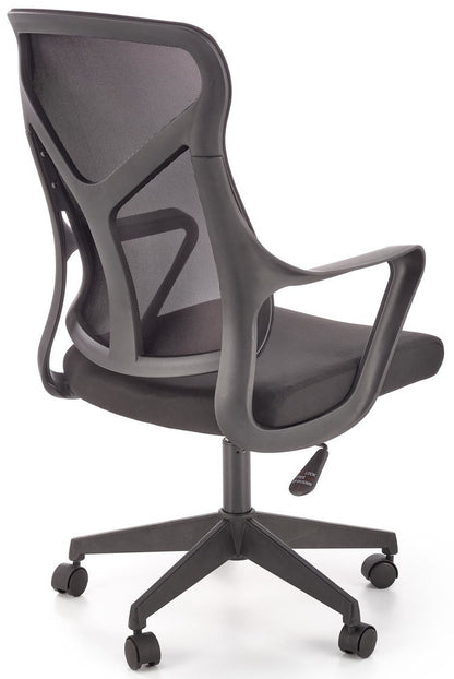 Office Chair Santo | size: Width: 61cm, Height: 114cm, Depth: 67cm | color: Black | image: 3 | variant: 1005161