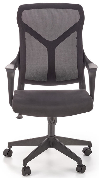 Office Chair Santo | size: Width: 61cm, Height: 114cm, Depth: 67cm | color: Black | image: 4 | variant: 1005161