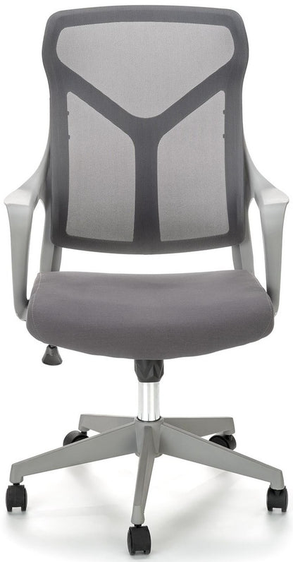 Office Chair Santo | size: Width: 61cm, Height: 114cm, Depth: 67cm | color: Gray | image: 5 | variant: 1005162