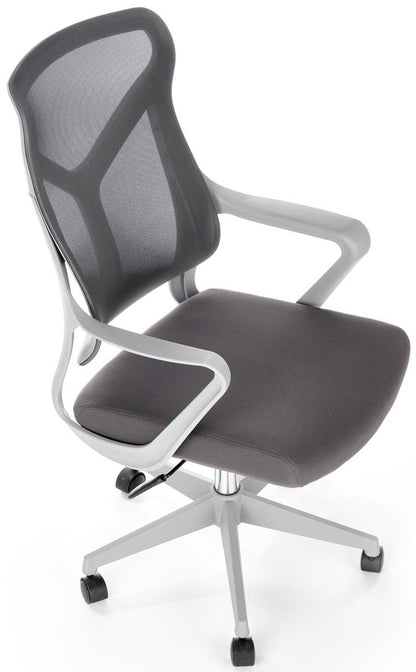 Office Chair Santo | size: Width: 61cm, Height: 114cm, Depth: 67cm | color: Gray | image: 6 | variant: 1005162