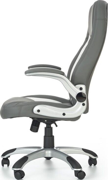 Office Chair Saturn | size: Width: 67cm, Height: 120cm, Depth: 65cm | color: Gray | image: 3 | variant: 1005157