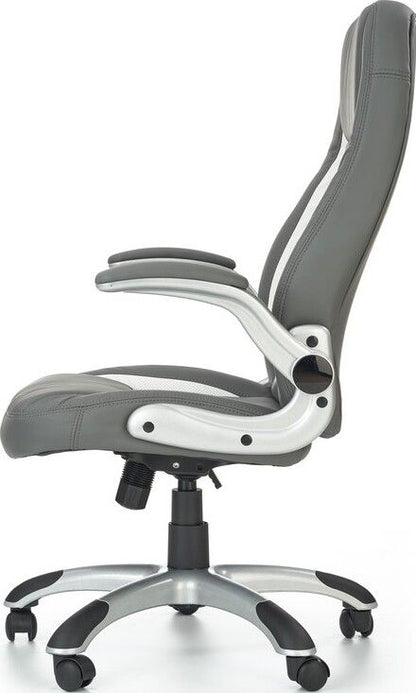 Office Chair Saturn | size: Width: 67cm, Height: 120cm, Depth: 65cm | color: Gray | image: 3 | variant: 1005157