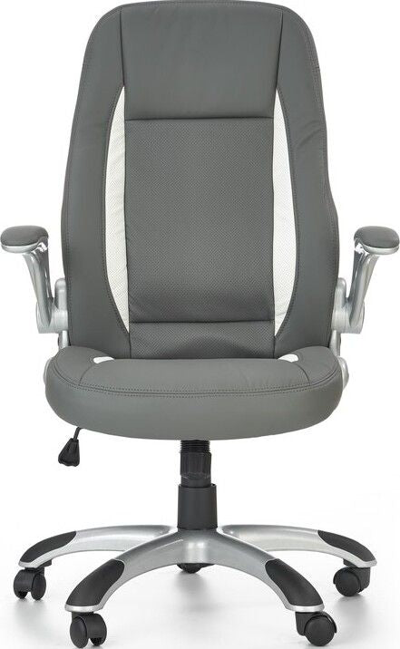 Office Chair Saturn | size: Width: 67cm, Height: 120cm, Depth: 65cm | color: Gray | image: 4 | variant: 1005157