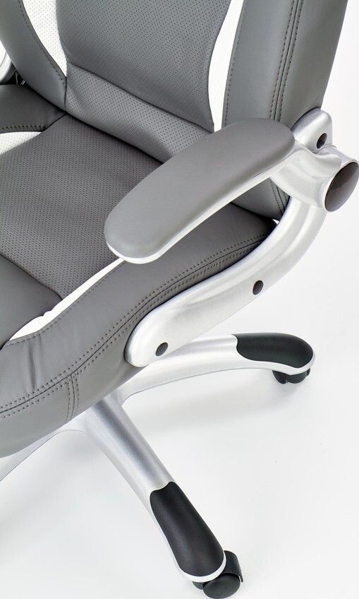 Office Chair Saturn | size: Width: 67cm, Height: 120cm, Depth: 65cm | color: Gray | image: 5 | variant: 1005157