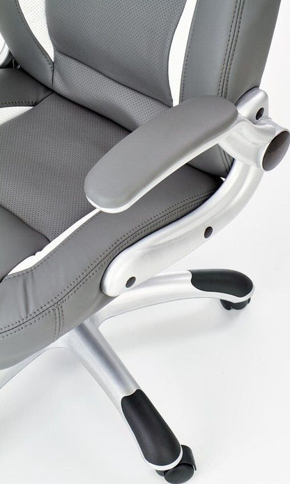 Office Chair Saturn | size: Width: 67cm, Height: 120cm, Depth: 65cm | color: Gray | image: 5 | variant: 1005157
