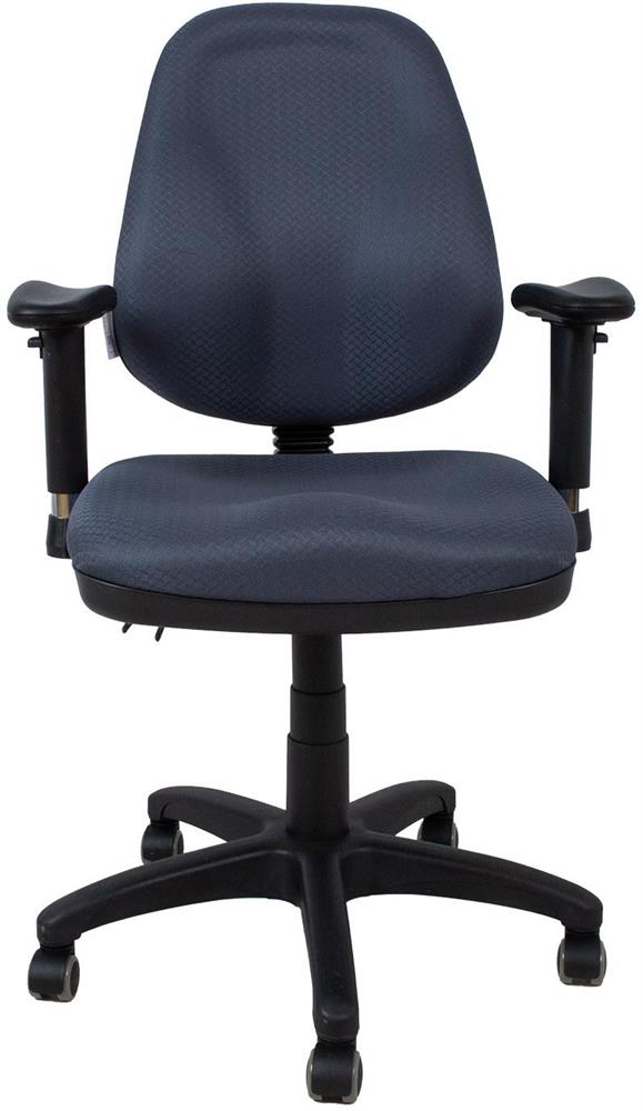 Office Chair Savona 1 | size: Width: 65cm, Height: 108cm, Depth: 47cm | color: Black/Blue | image: 2 | variant: 1017529