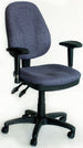Office Chair Savona | size: Width: 65cm, Height: 96-108cm, Depth: 47cm | color: Blue | image: 1 | variant: 1005317