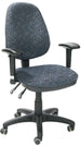 Office Chair Savona | size: Width: 65cm, Height: 96-108cm, Depth: 47cm | color: Gray | image: 1 | variant: 1005316