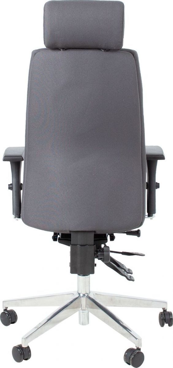 Office Chair Smart Extra | size: Width: 60cm, Height: 114-123cm, Depth: 70cm | color: Gray | image: 4 | variant: 1005320