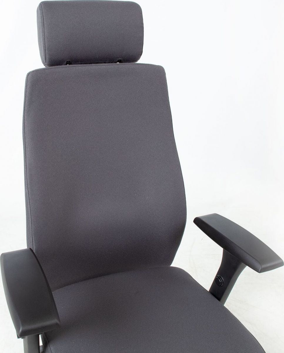 Office Chair Smart Extra | size: Width: 60cm, Height: 114-123cm, Depth: 70cm | color: Gray | image: 6 | variant: 1005320