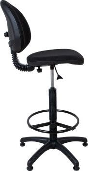 Office Chair Smart | size: Width: 46cm, Height: 109-132.5cm, Depth: 46.5cm | color: Black | image: 2 | variant: 1011572