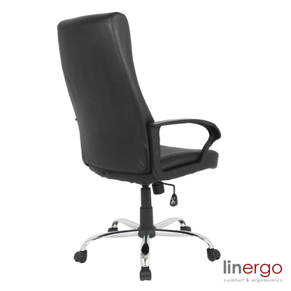 Office Chair Spark Ergo | size: Width: 62cm, Height: 127cm, Depth: 56cm | color: Black | image: 2 | variant: 1014105