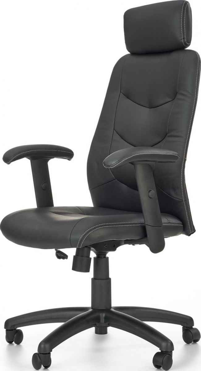 Office Chair Stilo | size: Width: 66cm, Height: 125cm, Depth: 49cm | color: Black | image: 3 | variant: 1011554