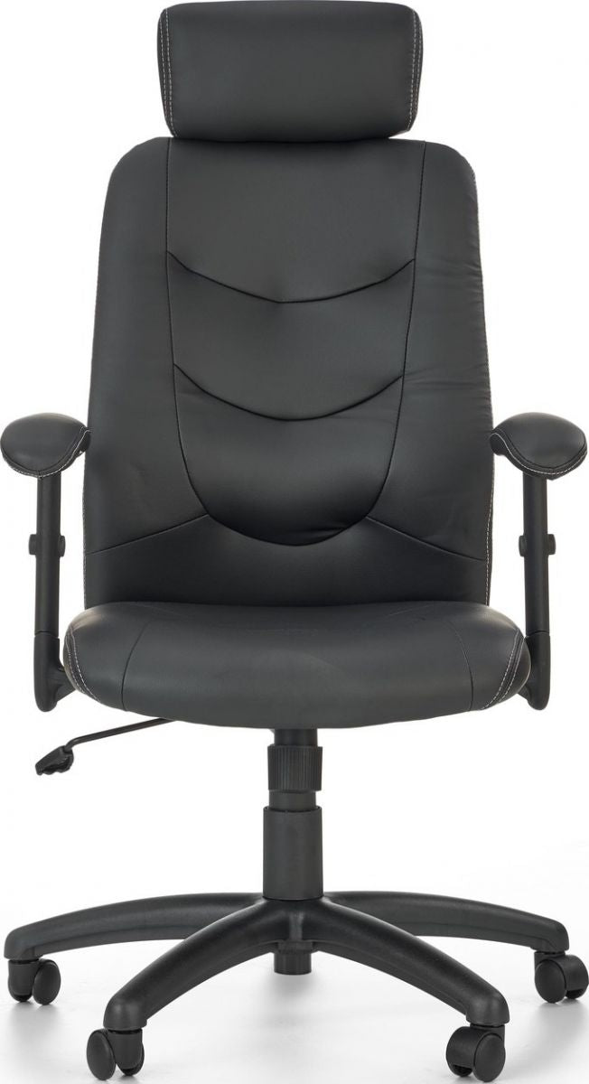 Office Chair Stilo | size: Width: 66cm, Height: 125cm, Depth: 49cm | color: Black | image: 5 | variant: 1011554
