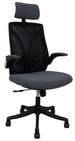 Office Chair Tandy | size: Width: 64cm, Height: 126cm, Depth: 62.5cm | color: Black/Grey | image: 0 | variant: 1005330